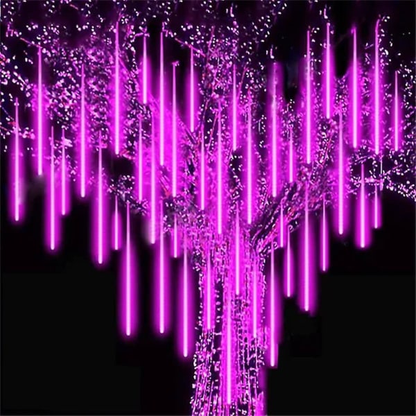Meteorregn Ljuskedja Jul Utomhus 80cm 8 Rör 576 LED