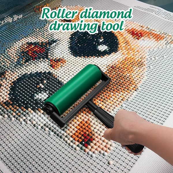 Gummivals för tryckning och tapetsering, 10 cm slät cylinder