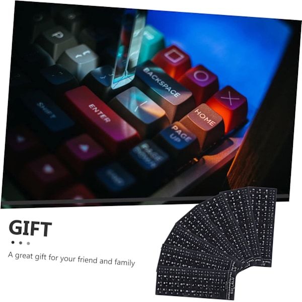 10 stk. Computer Tastatur Klistermærke Thai Sprog Hvil Tastatur Skin Udskiftning