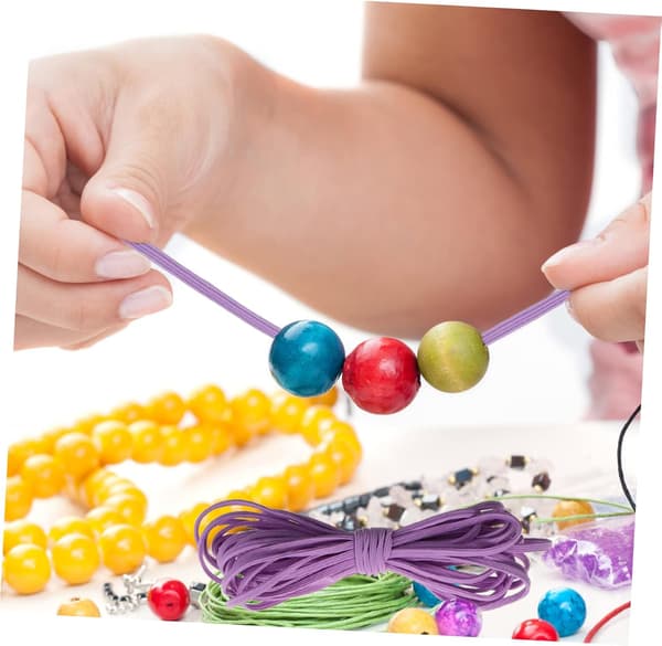 5 st stretchig elastisk snöre för armband smyckestillverkning DIY hantverk håraccessoarer elastisk pärlsnöre