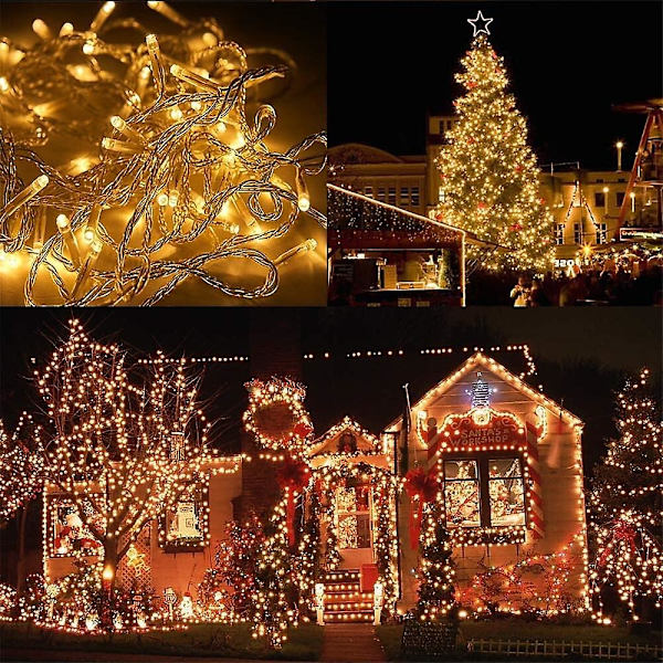 100m 800 LED-valosarjat Jouluvalot Värimuutos