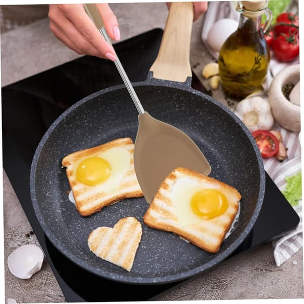 Non-stick köksspatelset i silikon, 4 delar köksredskap