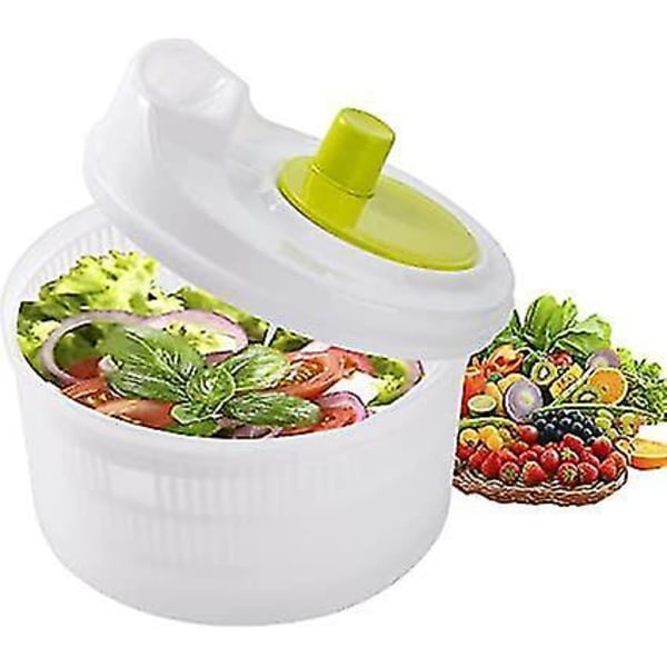 Salatspindere Vegetabilsk vaskemaskine tørretumbler afløbssi med skål