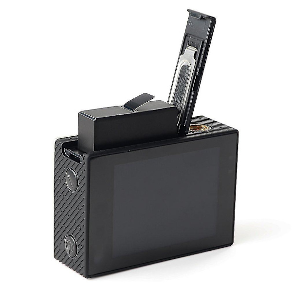 Actionkamera Batterilader med Dobbelt Slots Tilbehør