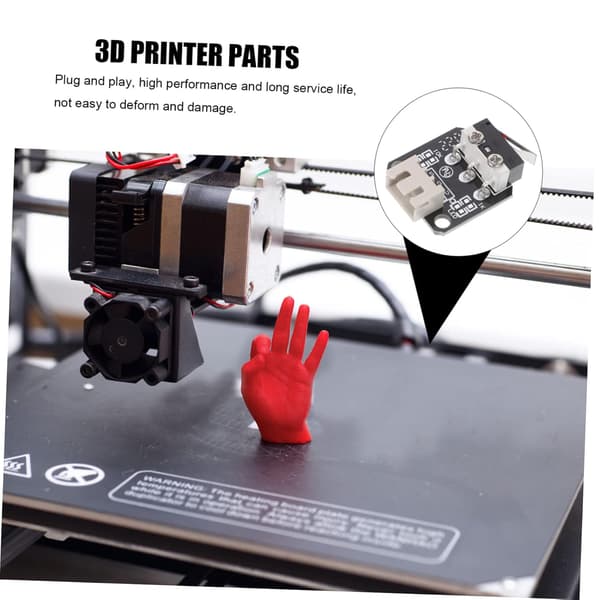 5 stk. printer-endestop DIY-tilbehør kompatibelt robust design Plug and Play