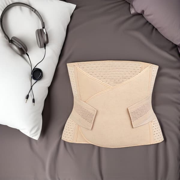 Bellyband efter förlossningen för kvinnor, hudfärgad midjebälte, universell passform