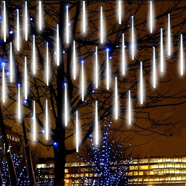 Fallande Regn Ljus Meteorskur 50cm 8 Rör 240leds Jul