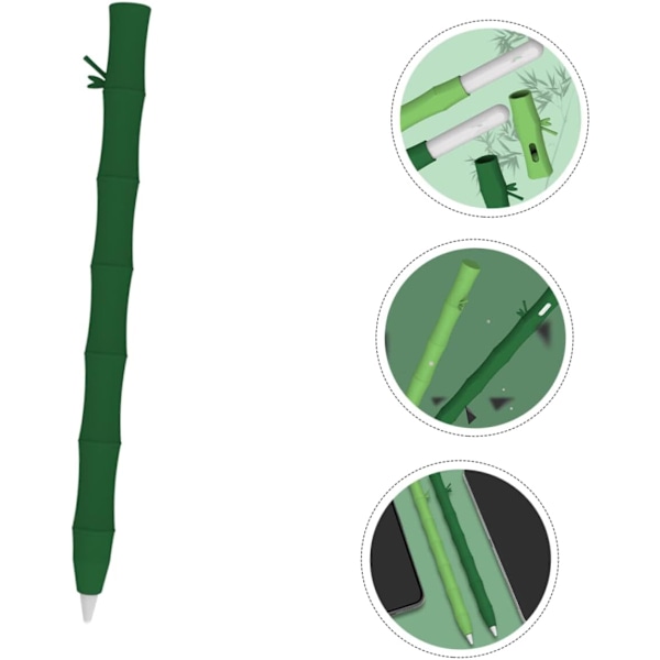 Silikon Pennskydd för Pencil 1/2 Stilrent Estetiskt Fodral Hudvänligt Material Lätt att Använda