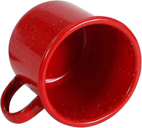 Campingmuggar för utomhus - kaffemugg 16 Oz - emaljerad resekopp. Te Camping Emaljkopp