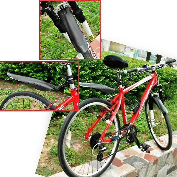 Justerbar MTB-cykel Fram/Bak Stänkskydd Stänkskydd Set