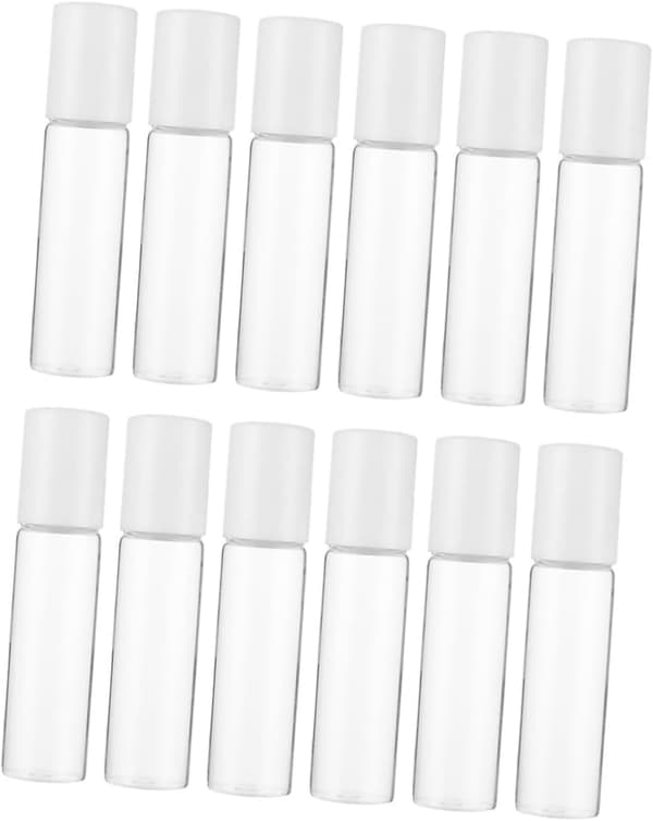 24 st Rollerball-flaskor påfyllningsbara tomma flaskor för eteriska oljor Reseroller för hudvård och aromaterapi