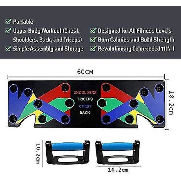 Push-up Board Bracket Fitness Abdominal Muscle Foldbar Multifunktion