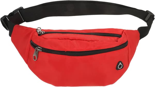 Løpebelte Justerbar Mini Mageveske med Stropp for Menn og Kvinner