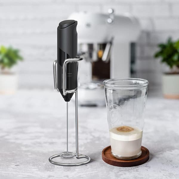 Melkeskummerstativ Vertikal Design 3 stk. rustfritt stål og vispholder med