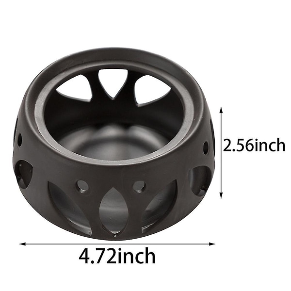 Keramisk Lysopvarmningsbase, Isolering Te Ceremonibase Varmer Tekande Vin Tekande Holder Aromath