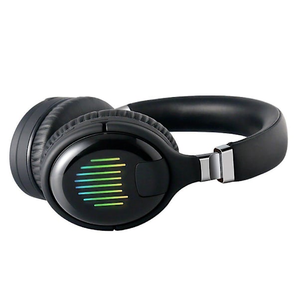 Fällbart Bluetooth-headset Trådlöst Spelheadset Upplyst Spelheadset