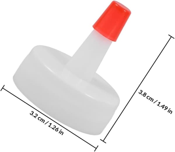 50 stk. forseglingsskruelokk flaskelokk 2,8 cm diameter PP-materiale