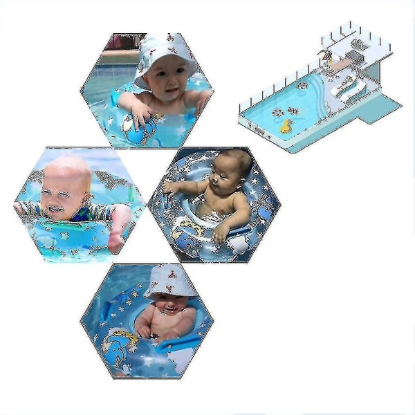 Baby Simning Float Ring För 3-36 månader, Baby Neck Float Med Float Seat