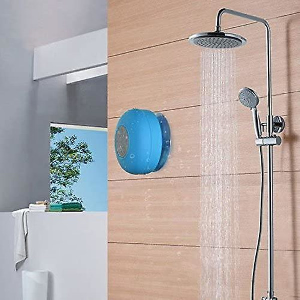 Kannettavat langattomat kaiuttimet Hifi vedenkestävä Bluetooth-suihkukaiutin imukupilla, jopa 5 tunnin P