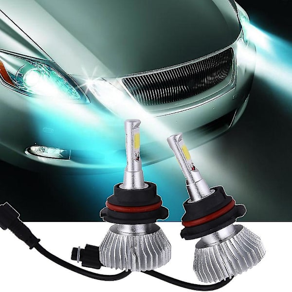 2x LED-sirua 60W 6000lm 9004 Super Bright -ajovalokitti
