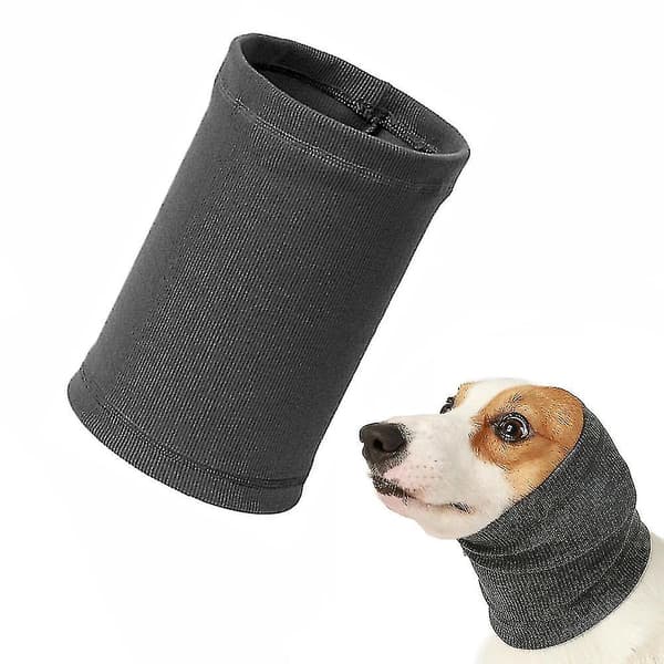 Hundhalsduk för vinter, bad och grooming - 1 stycke grå