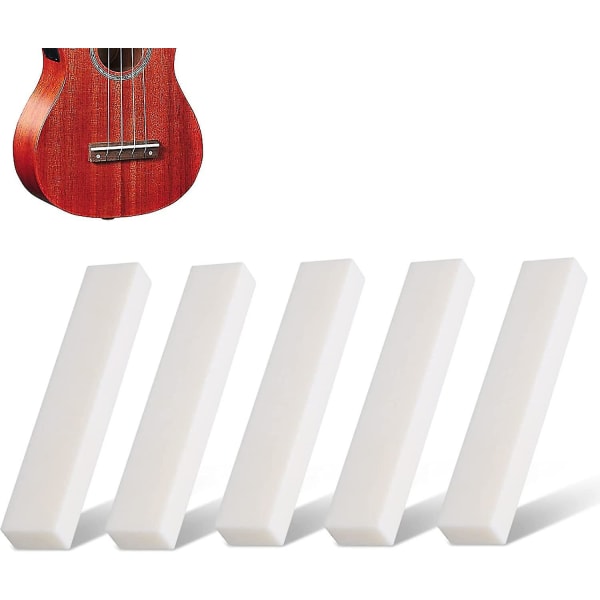 Gør-det-selv Blank Buffalobone, Nut String Pude Bone Unslotted Guitar Bridge