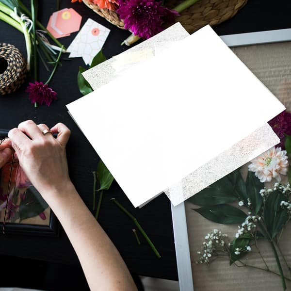 4 st 6-tums pressblomspåsar för DIY-växtpressning, multifunktionella blompressningspåsar