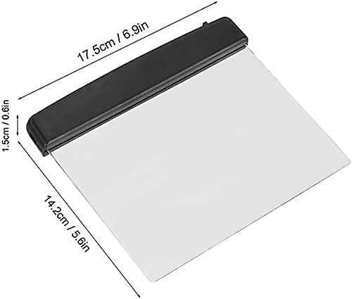 LED Leselys, Lommelykt for Paperbackbøker, Bærbar Flat Panel Leselys for Natten Med