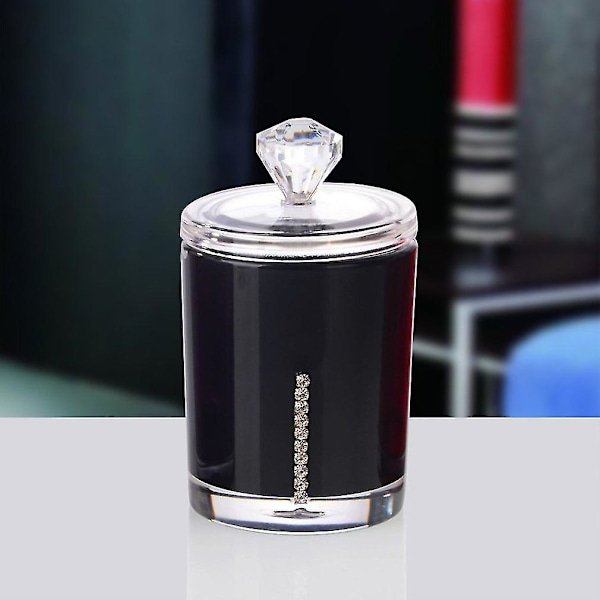 Transparent Akryl Opbevaringsholder Bomuldspindboks
