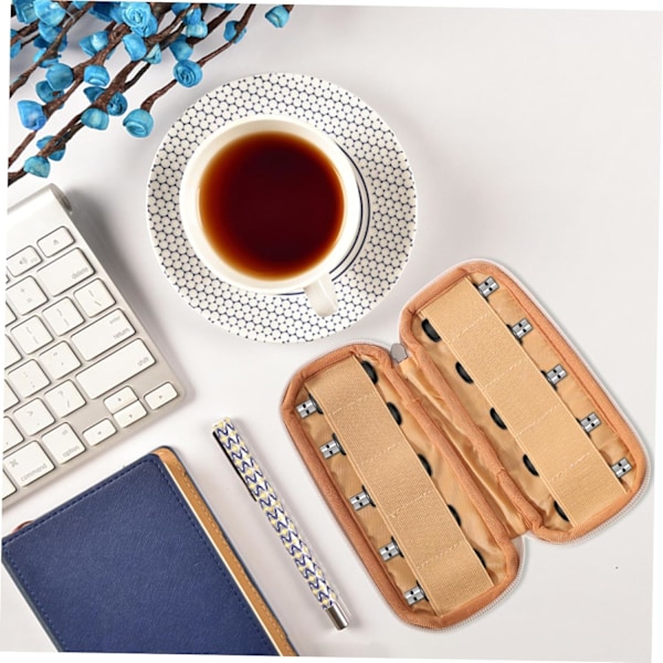 Liten Resväska USB-minne Organizer Fodral Robust U Disk Väska för Elektronik för Affärsresor