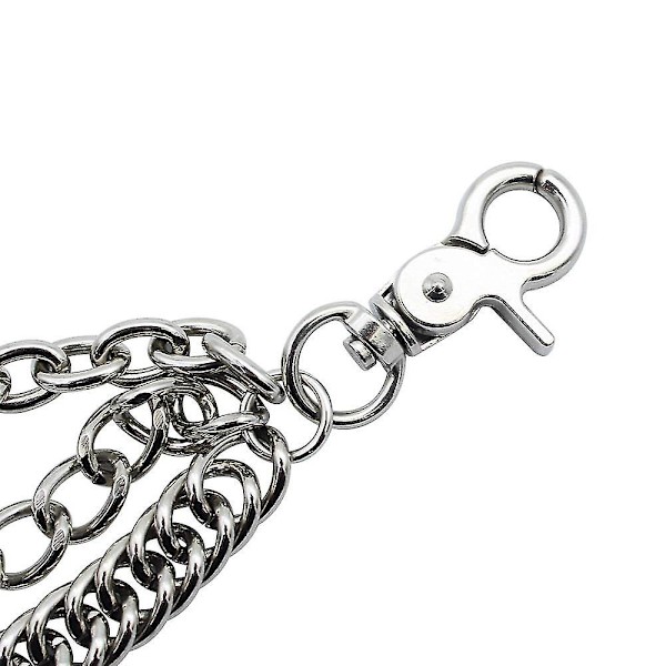 Buks Kæde Triple Kæder Metal Pengepung Kæde Til Mænd Kvinder Mode Hip Hop Rock Jeans Punk