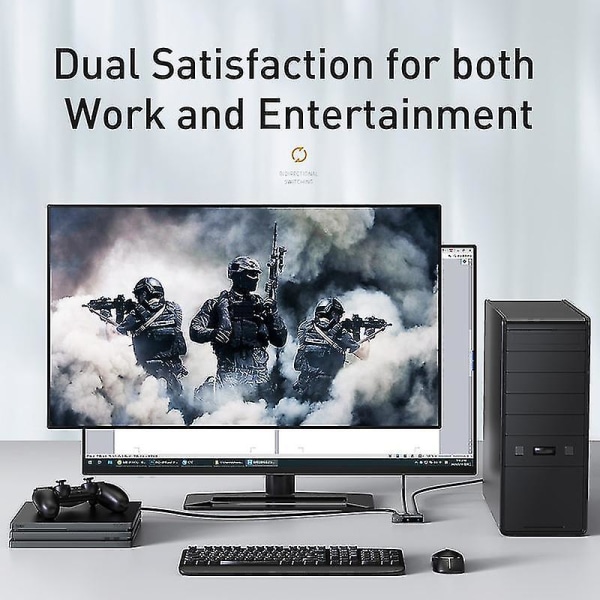 Baseus 4K HDMI-växlare för PS4 TV-box Switch