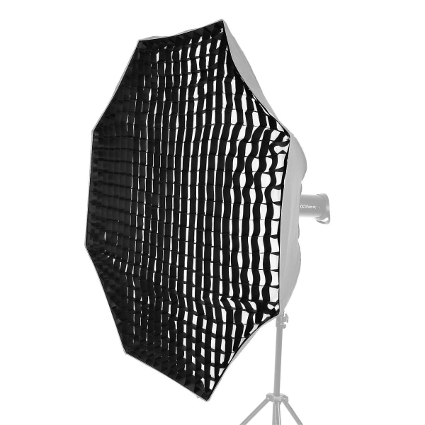 140 cm/ 55 tommer fotografering Octagon Softbox Grid Sort Honeycomb Grid Softbox Reflektor Portrætprodukter Fotografisk tilbehør