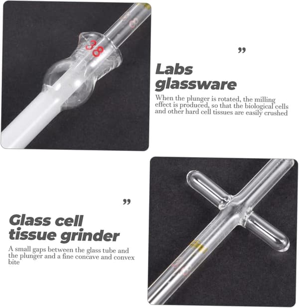 0,5 ml glashomogenisator til væv til laboratorier Præcisionscellekværningsudstyr Robust glastilbehør