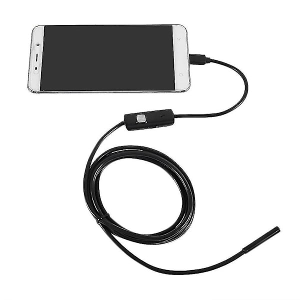 Vandafvisende 720p 5,5 mm 2m Endoskop til PC Android