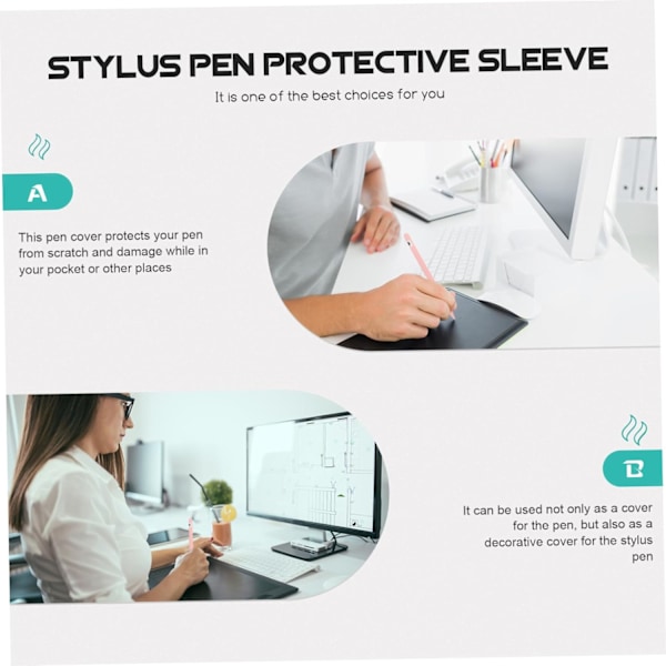 Användbart silikonskyddsfodral för Stylus Penna Kompatibelt med Apple Pencil 1