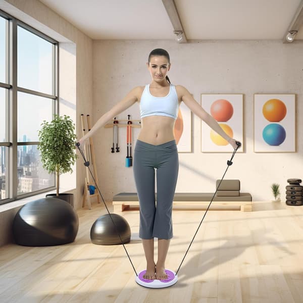 Twist Board Taljedrejningsskive Magnetisk Modstand Lilla ABS-plade