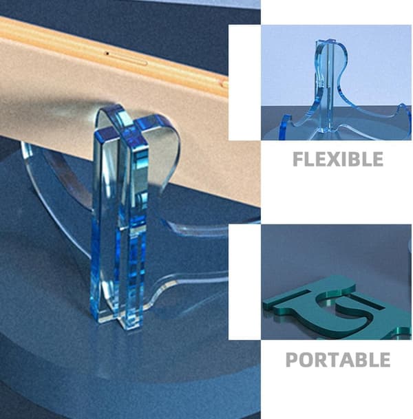 DIY Silikone Telefonholder Form til Epoxyharpiks Håndværk Manuel Silikoneform