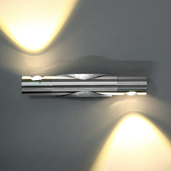 6W LED-spotlight Vägglampa Inomhus Modern Upp & Ner 360 Grader Roterbar Aluminium Vägglampa Justerbar För Sovrum Vardagsrum Kontor Trapp