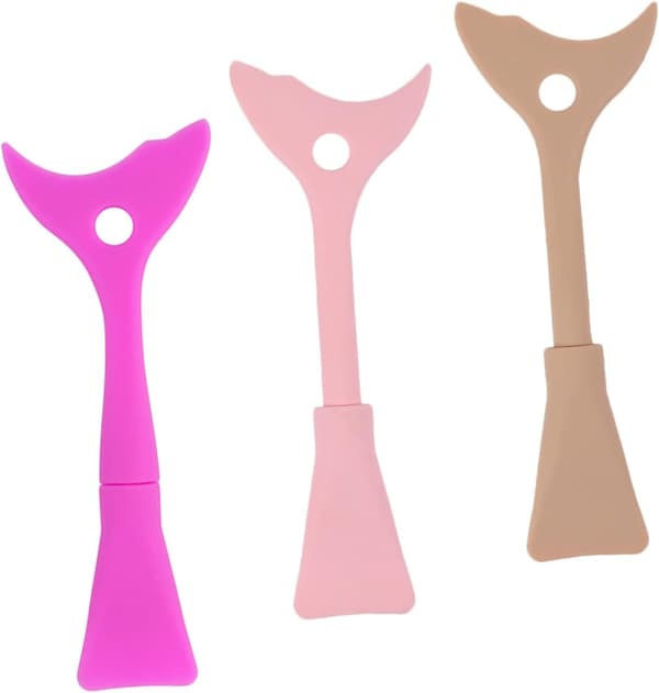 6 st Eyeliner Guard Applicator Ögonmakeupverktyg Ögonfransar Baffel Silikon Ögonfransskydd Separator