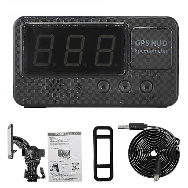 GPS-hodevisning for bilhastighet