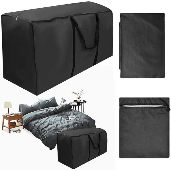 Möbelkudde förvaringsväska 210d Oxford Dammtät set Cover för trädgårdsmöbler