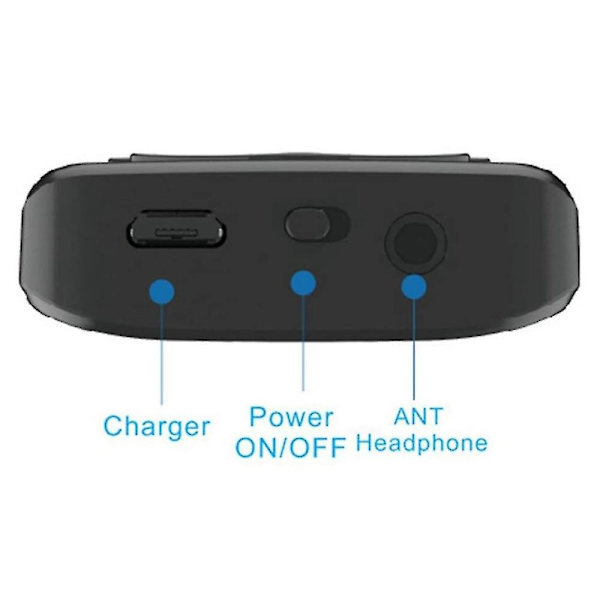 DAB/DAB+ Digitalradio Bluetooth 4.0 Personlig Fickradio FM Mini Bärbar Radio Hörlurar MP3 -USB För Hemmet