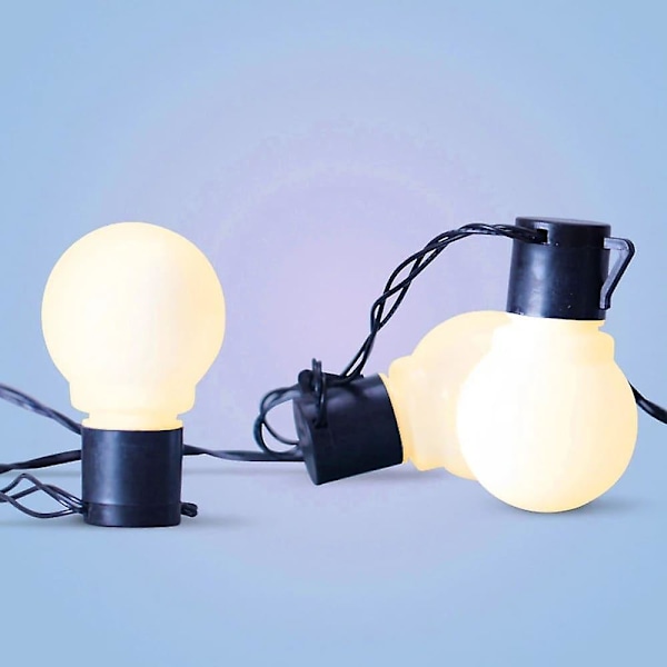 5m 20 LED Solcelled Havelyslynge Vandtæt Fe