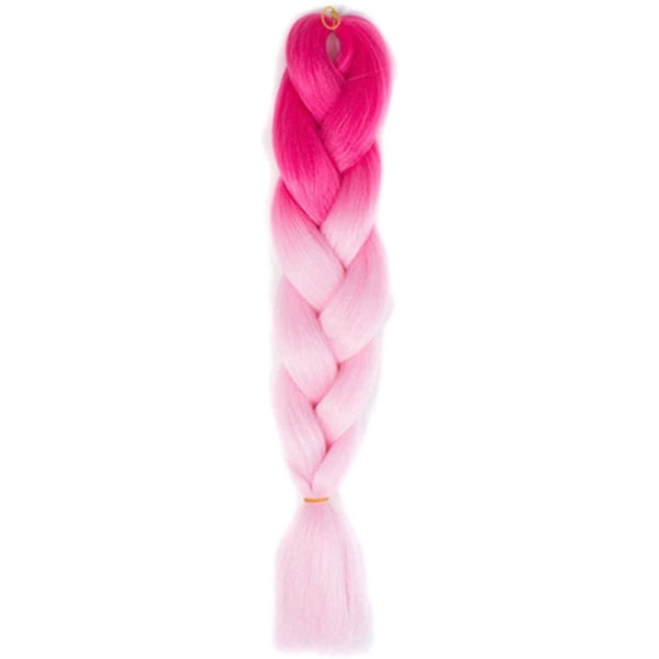 Chuyao 3-pack 24 tum Syntetiskt Ombre Jumbo Fläthår Extension