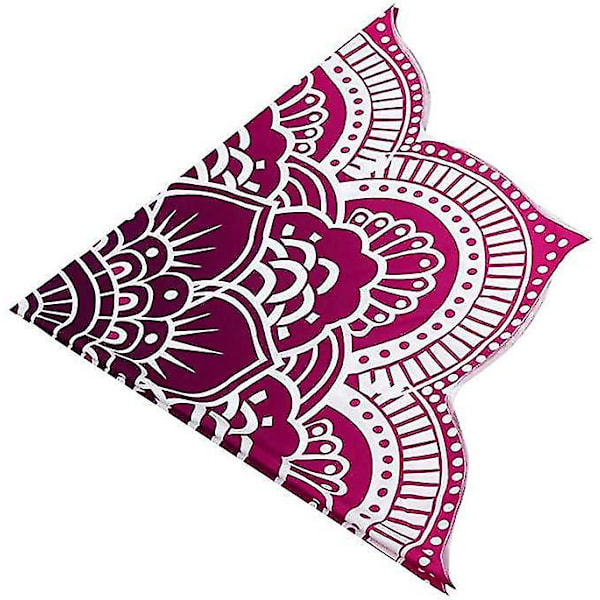 Mandala Rotonda Väggbonad Lotus Täckesfilt Bohemisk Yogamatta