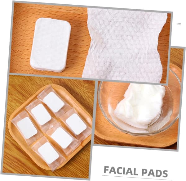 Komprimerede makeup-pads til ansigtsrensning til makeupfjerner til ansigtet, brugt i den daglige hudplejerutine