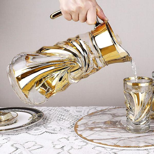 Vandkande i sommerfugl-stil til buffetbord - Retro glas