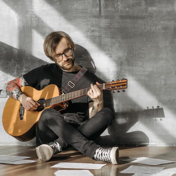 Banjo-stropp med blomstermønster, justerbar gitarstropp i polyestermateriale