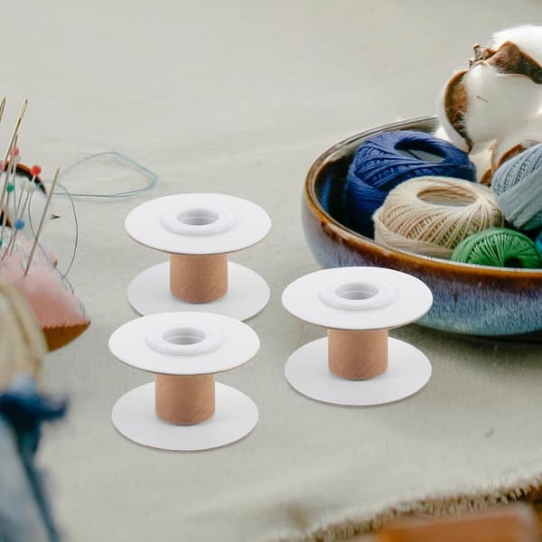 10 stk. avtakbare viklespoler sybobbins praktiske broderivevbobbins
